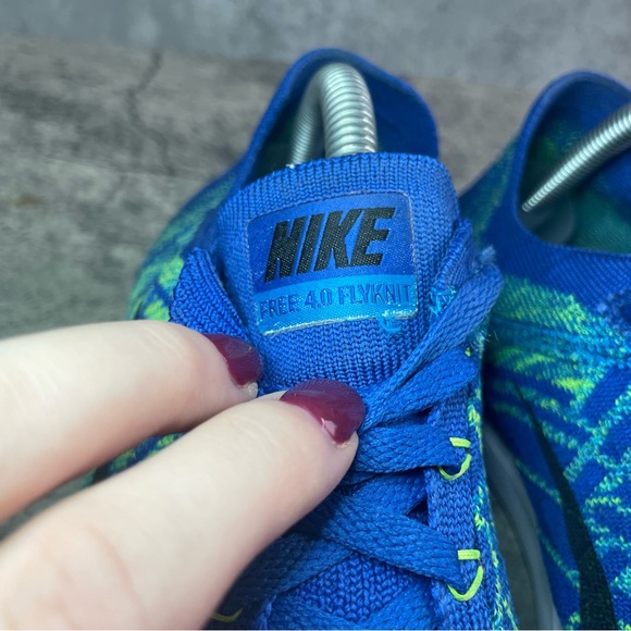 Nike Free Run Flyknit 4.0 Running Sneakers Mens sz 9 (no insoles) - Picture 5 of 8